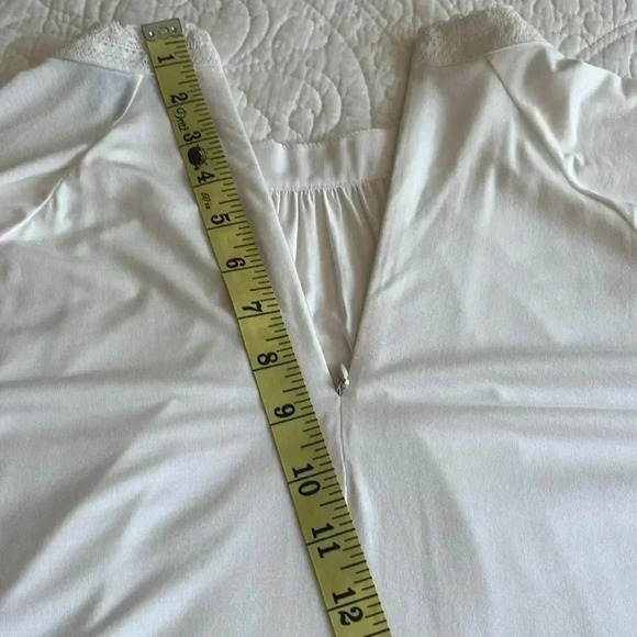 Lauren Ralph Lauren Lace Top Women’s XXL/TTG Ivory Blouse Cottage Core Coastal - Picture 11 of 17